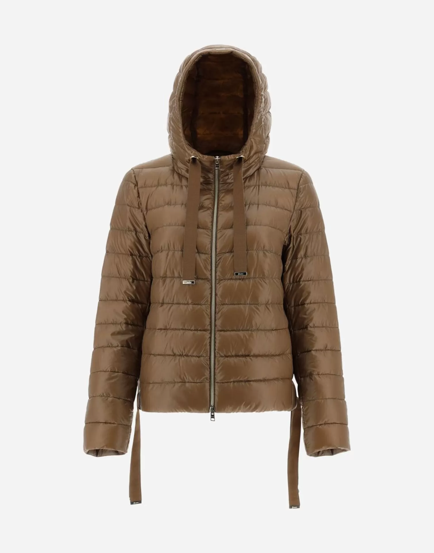 Herno Bomber Con Cappuccio In Nylon Ultralight Cammello Fashion