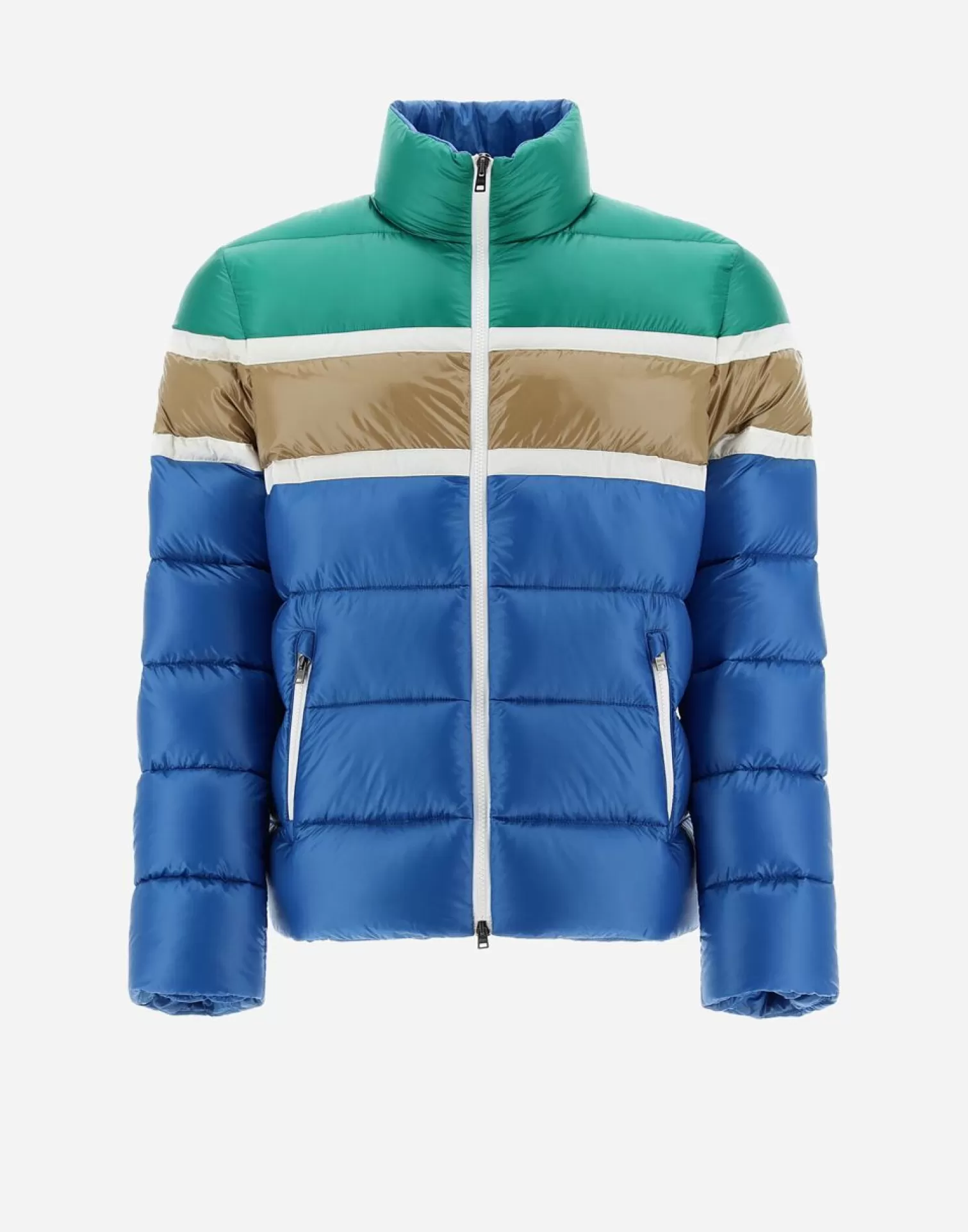 Herno Bomber In Nylon Ultralight E Gloss Turchese Outlet