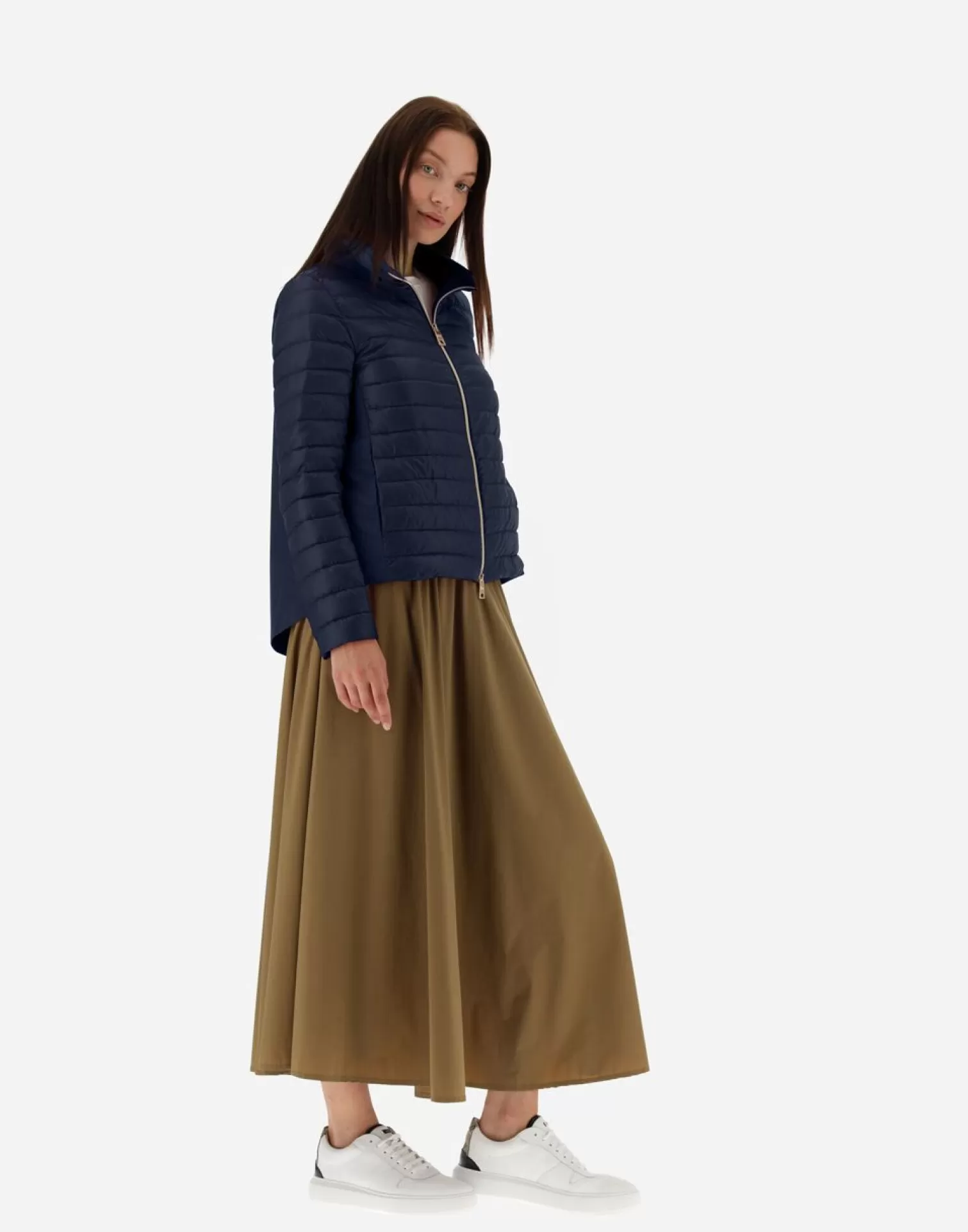 Herno Bomber In Nylon Ultralight E New Techno Taffeta' Blu Nuovo Discount