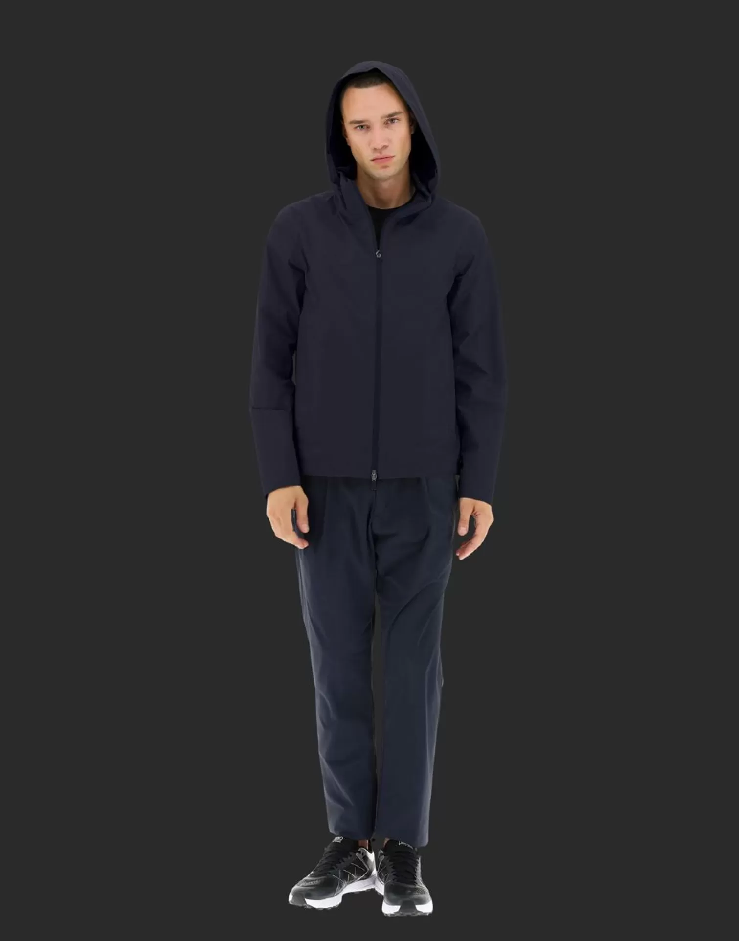 Herno Bomber Laminar In Gore-Tex Paclite® Shell Blu New