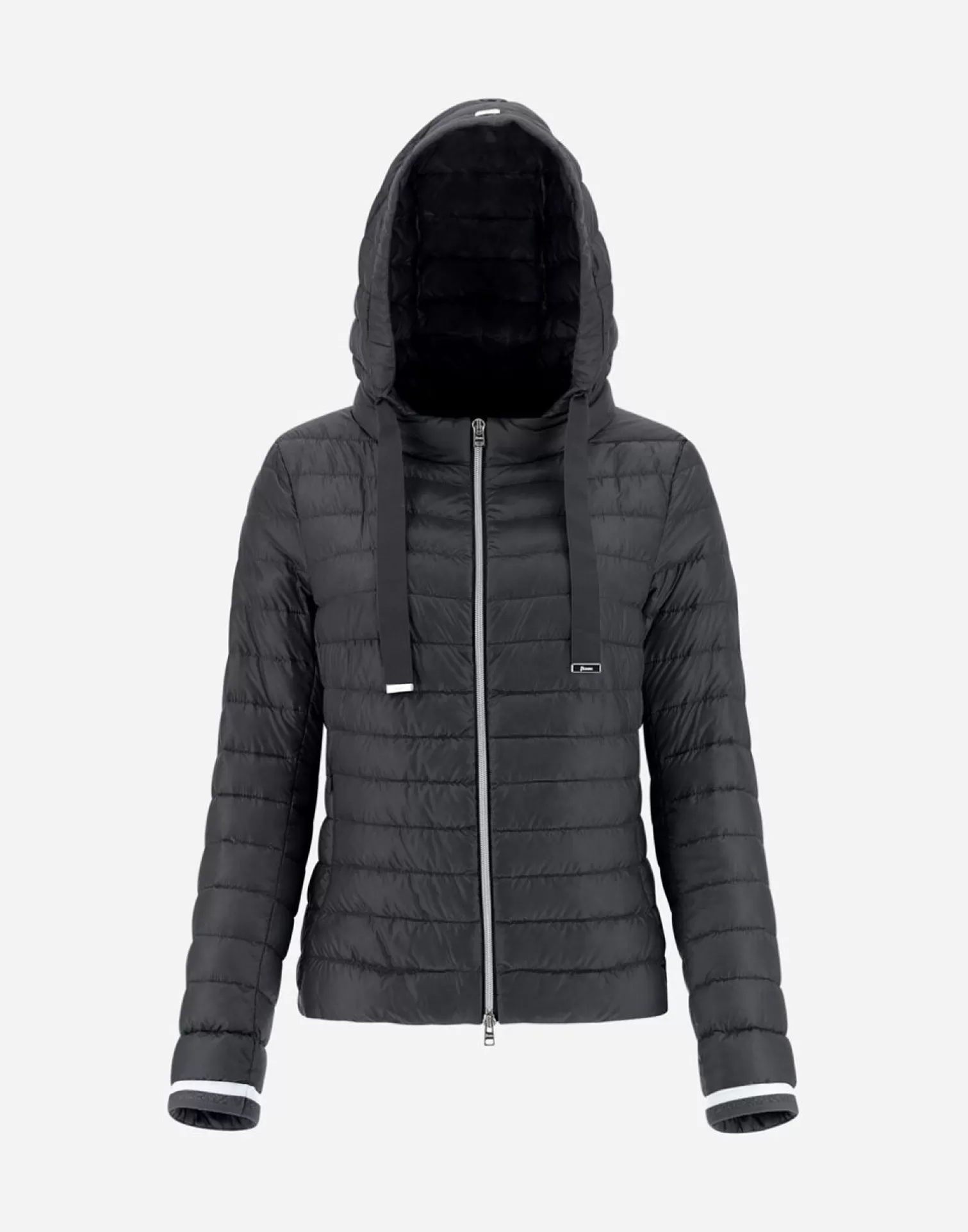 Herno Bomber Nylon Ultralight Con Maglia Lurex Nero Cheap