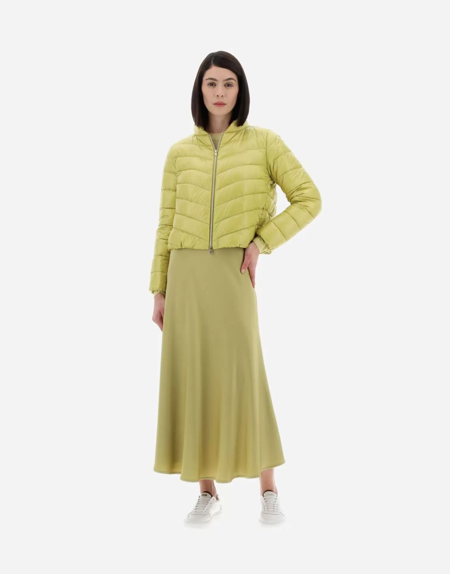 Herno Bomber Resort In Nylon Ultralight Canarino New