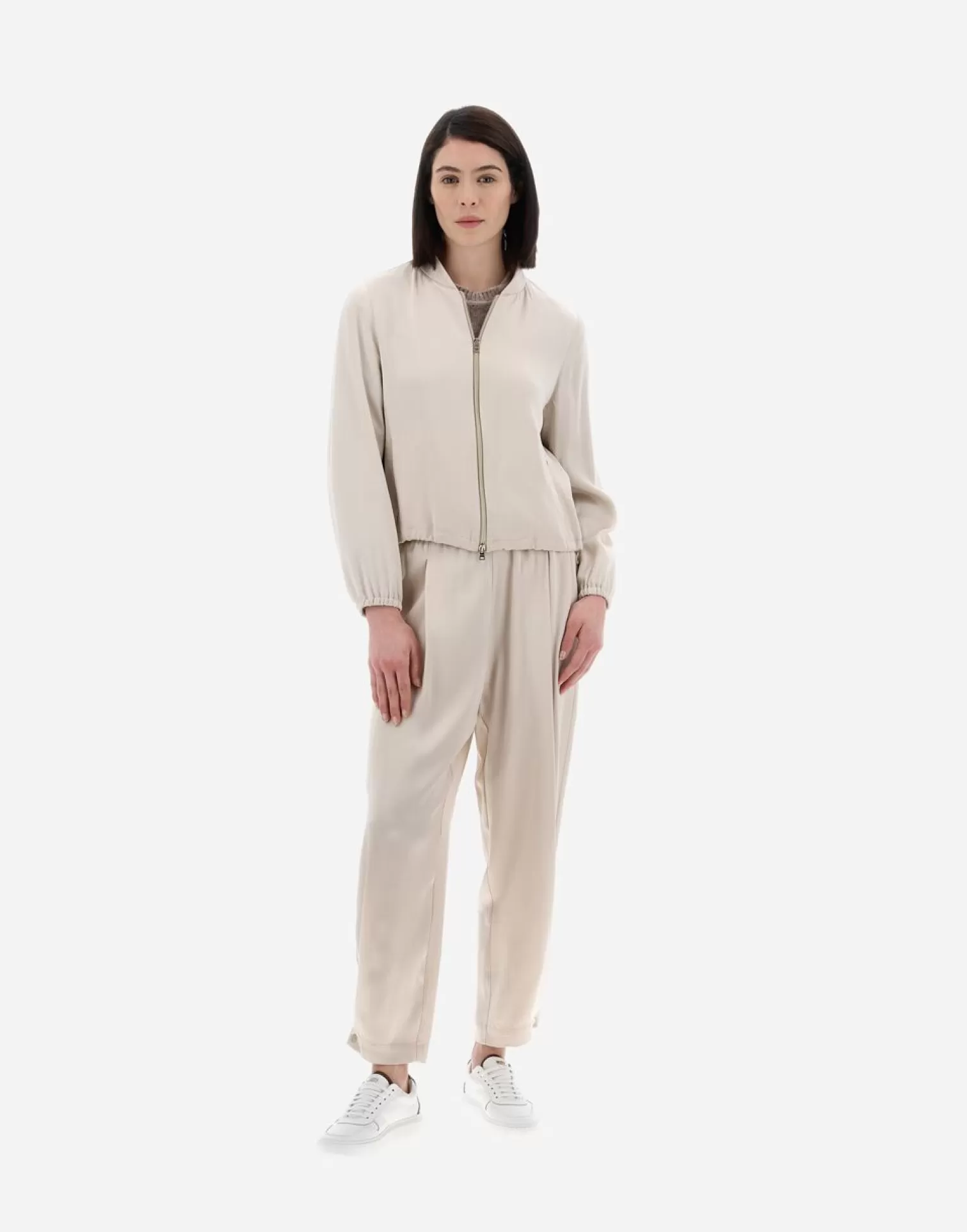 Herno Bomber Resort In Satin Effect Chantilly Sale