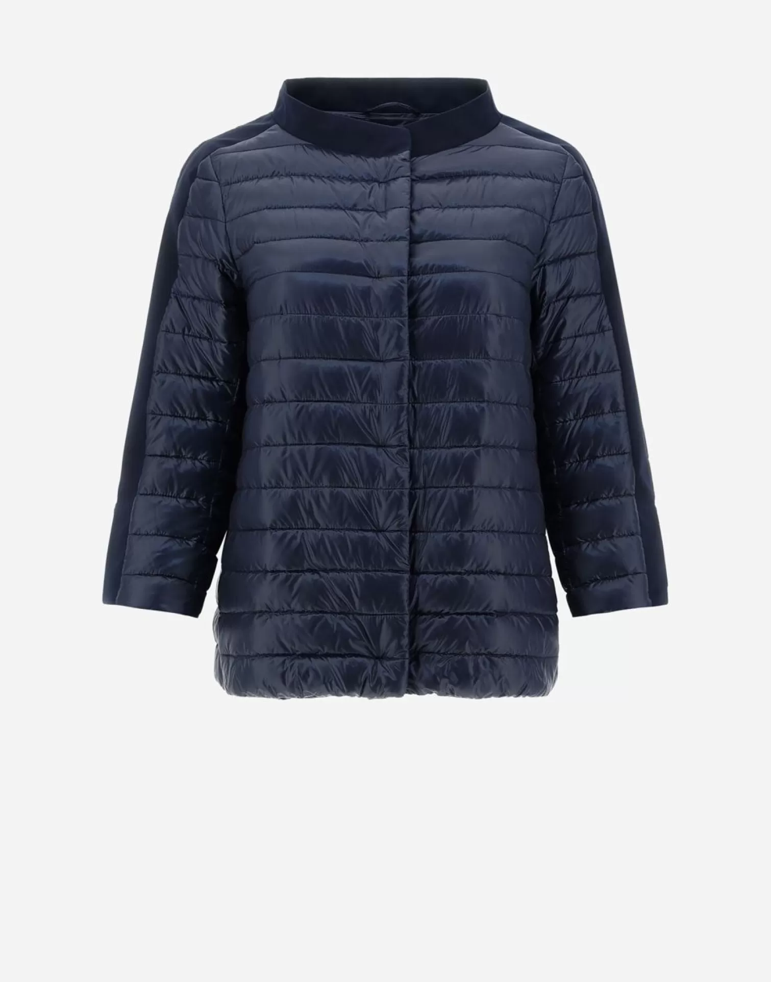 Herno Cappa In Nylon Ultralight E New Techno Shantung Blu Nuovo Hot