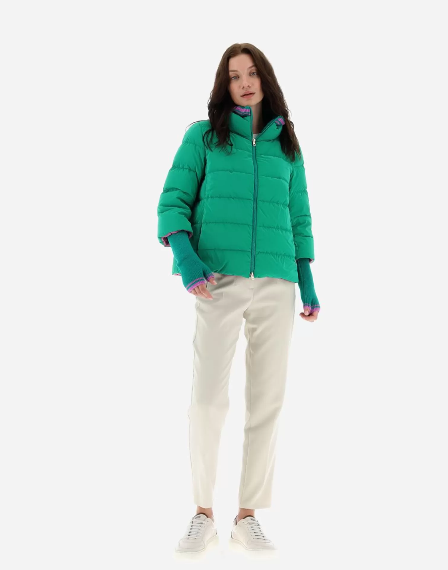 Herno Cappa Mat Glaze Verde Acceso New
