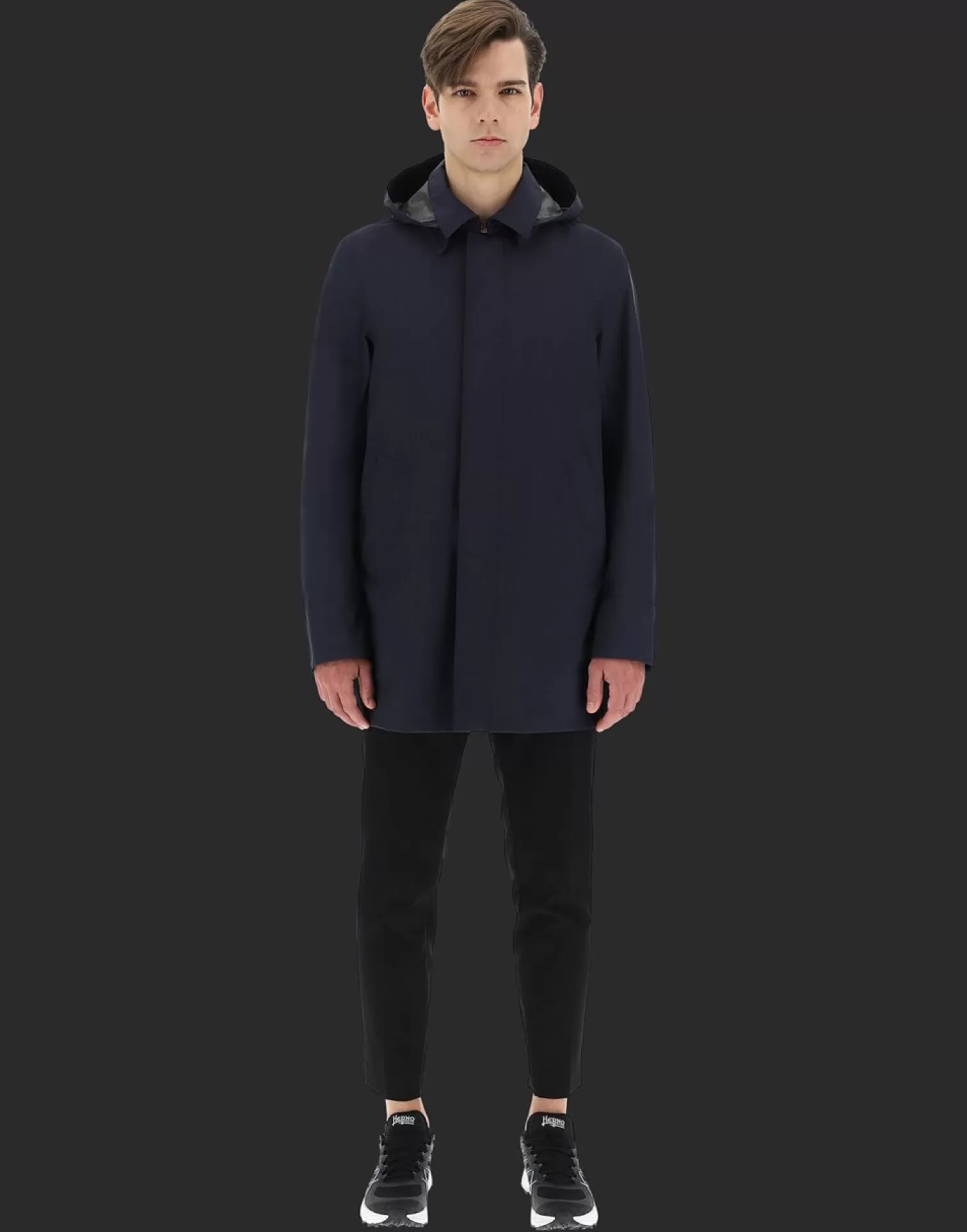 Herno Carcoat Laminar In Gore-Tex 2Layer Blu Sale
