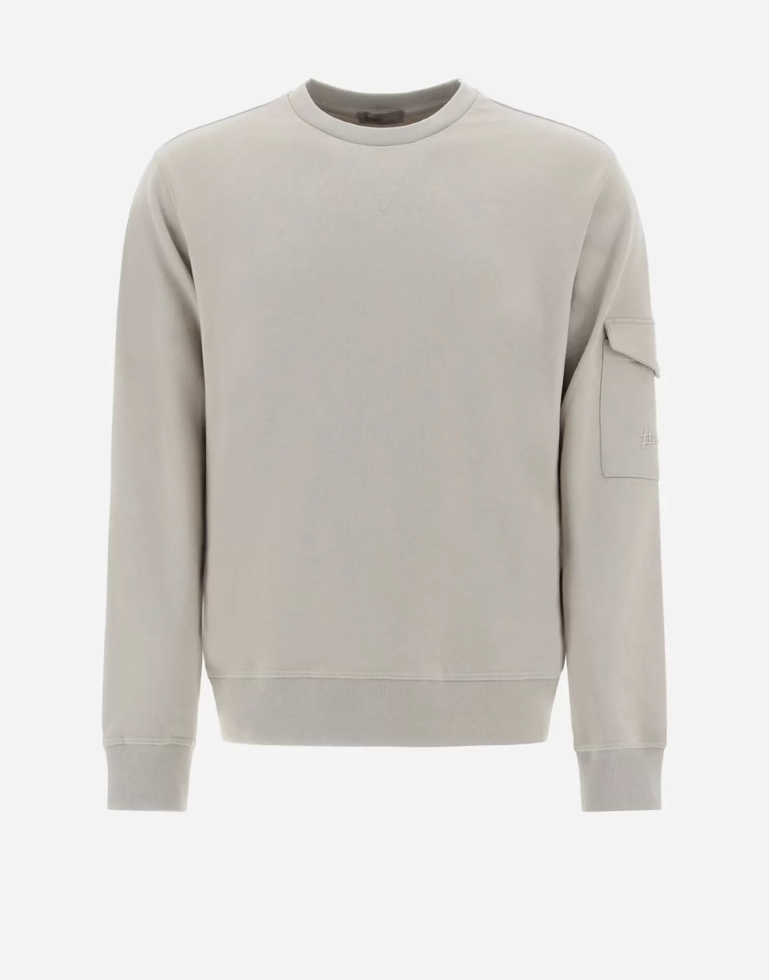 Herno Felpa Resort In Cotton Sweater Chantilly Clearance