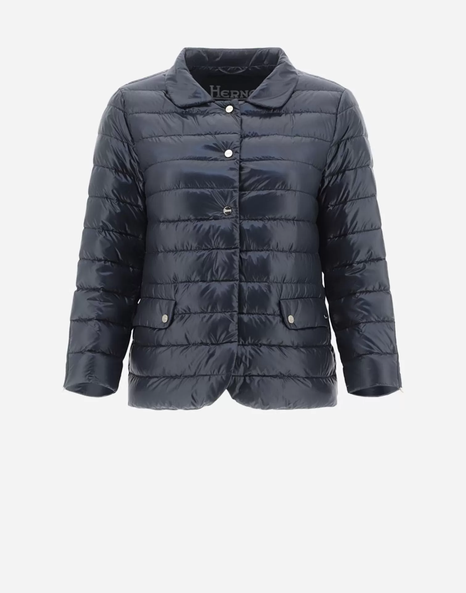 Herno Giacca In Nylon Ultralight Blu Nuovo Best Sale
