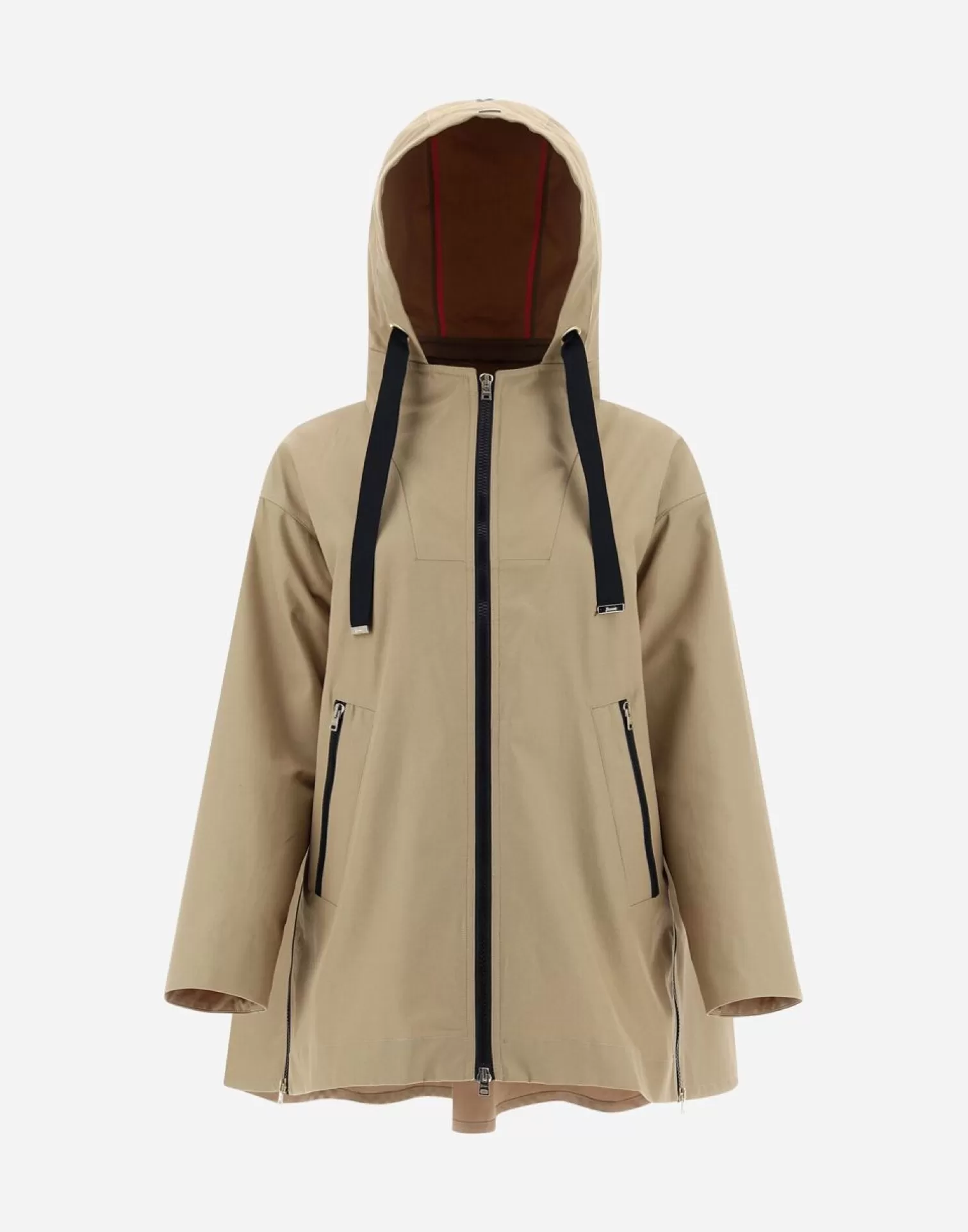 Herno Giaccone In Delon E Nylon Ultralight Sabbia Discount