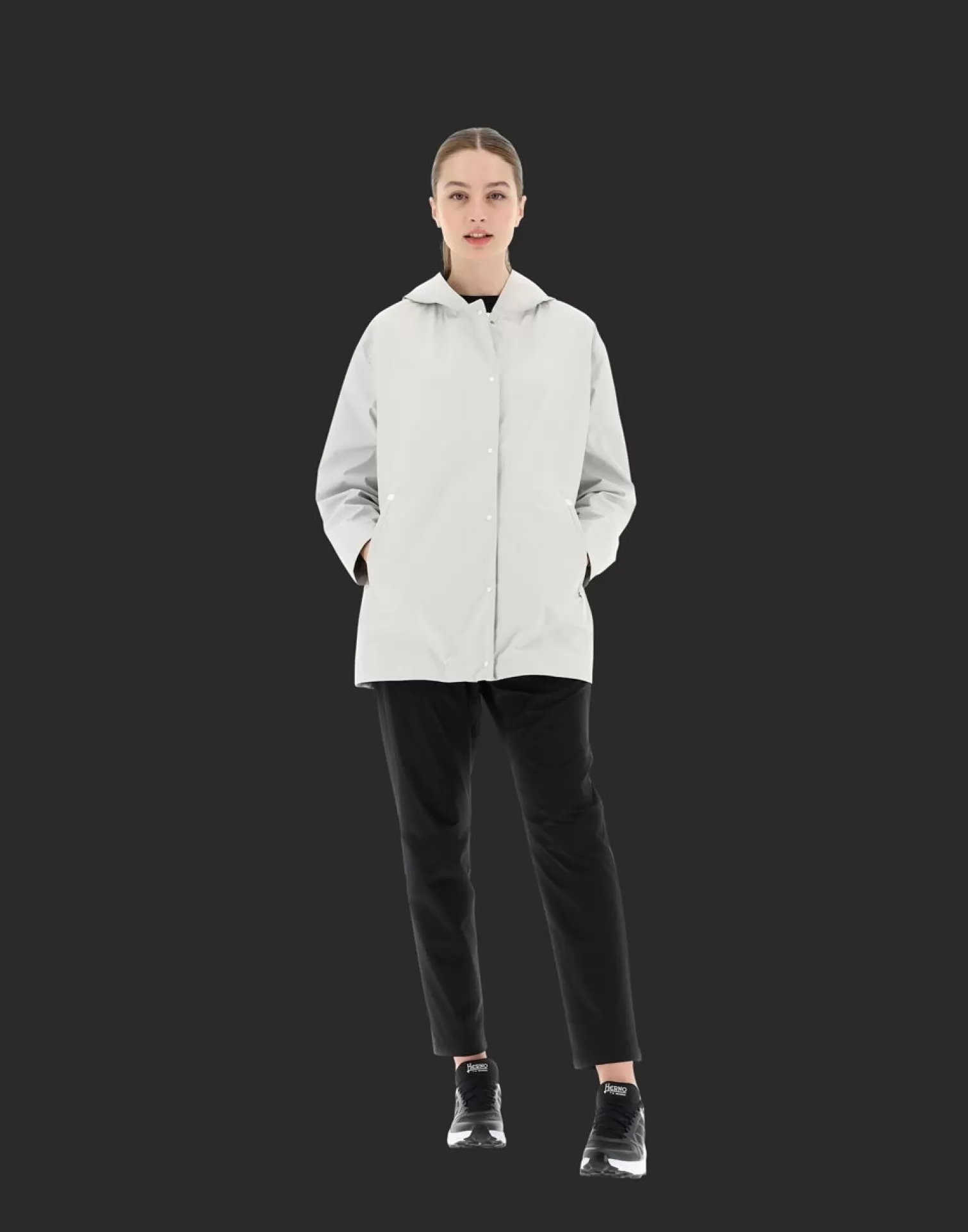 Herno Giaccone Laminar In Gore-Tex Paclite® Shell Ghiaccio Hot