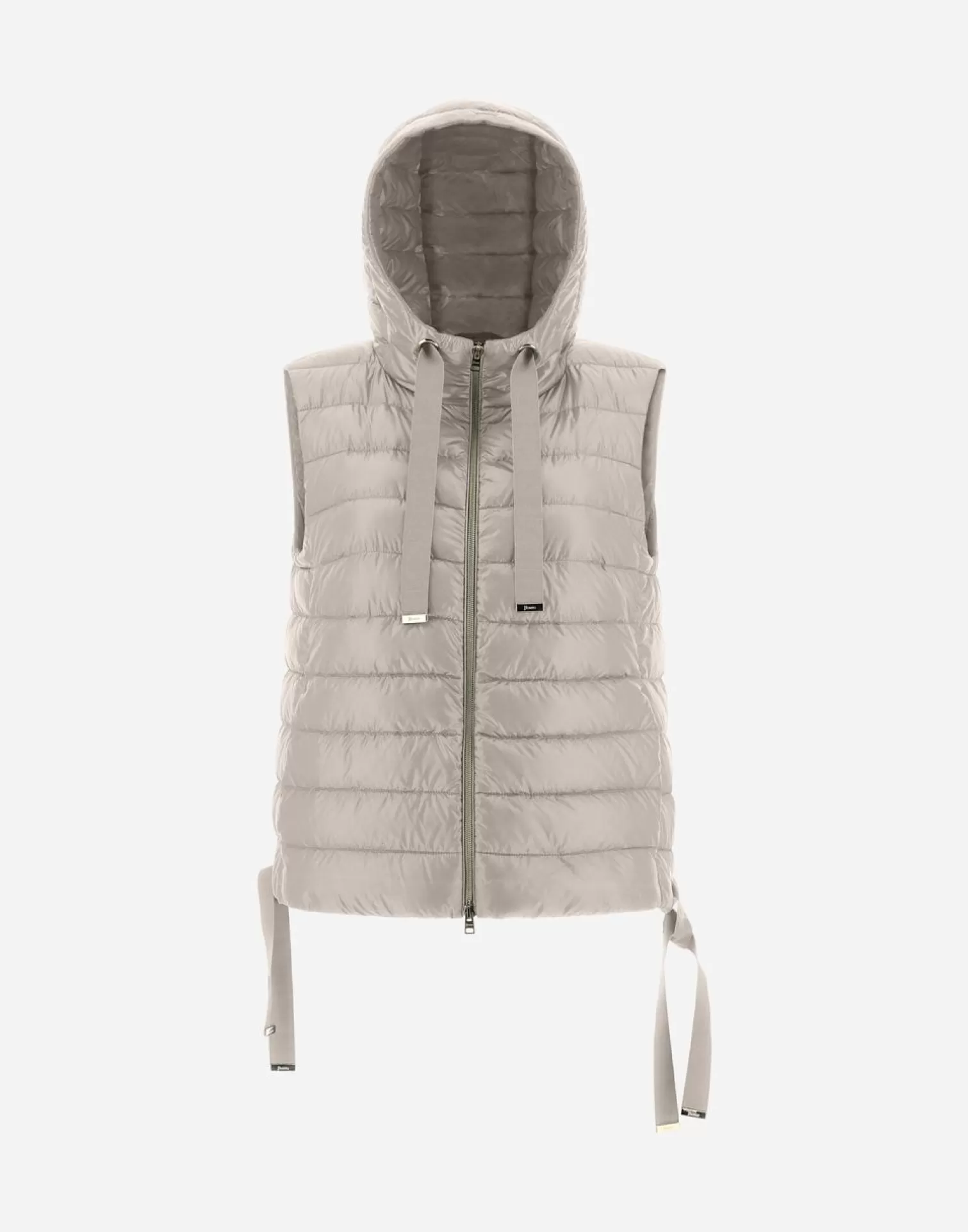 Herno Gilet Con Cappuccio In Nylon Ultralight Chantilly Cheap