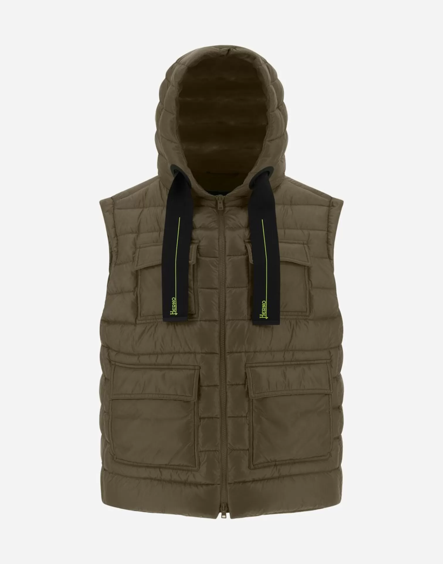 Herno Gilet In Nylon Ultralight Militare Store
