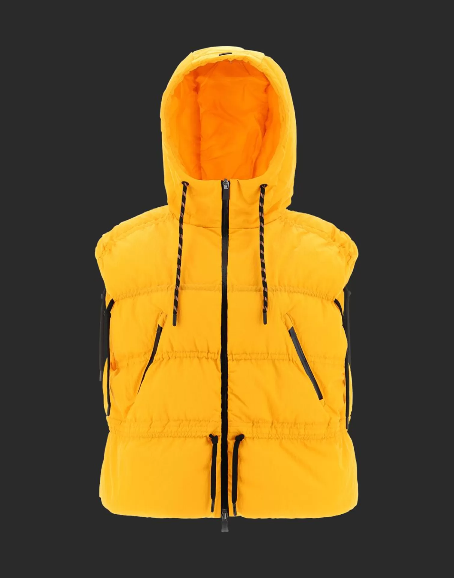 Herno Gilet Laminar In Light Opalescent Albicocca Clearance
