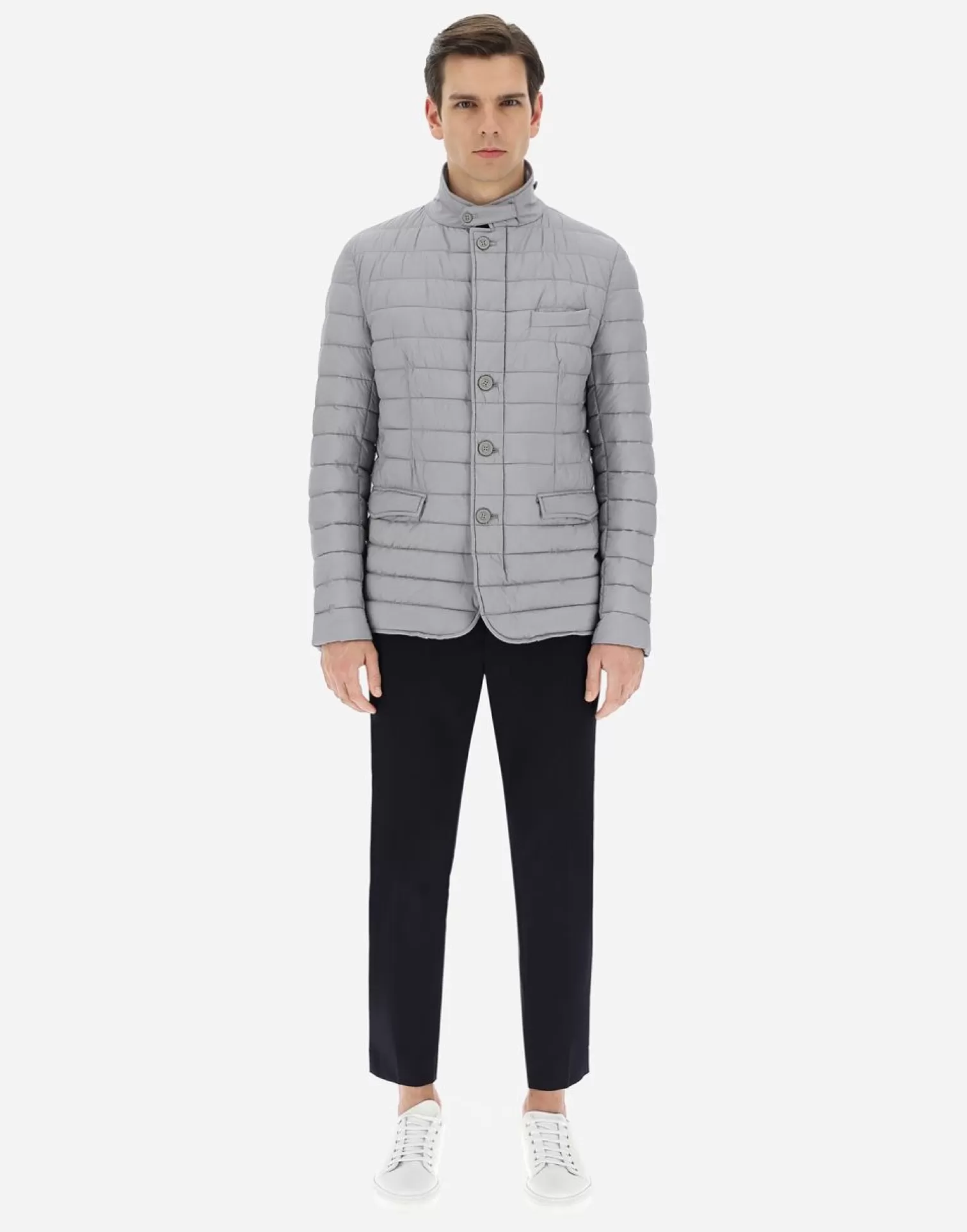 Herno Il Giacco Grigio Chiaro Outlet