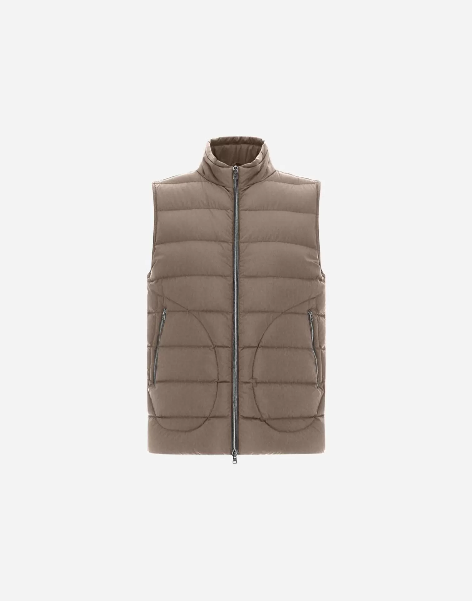 Herno Il Gilet Tortora Scuro Fashion