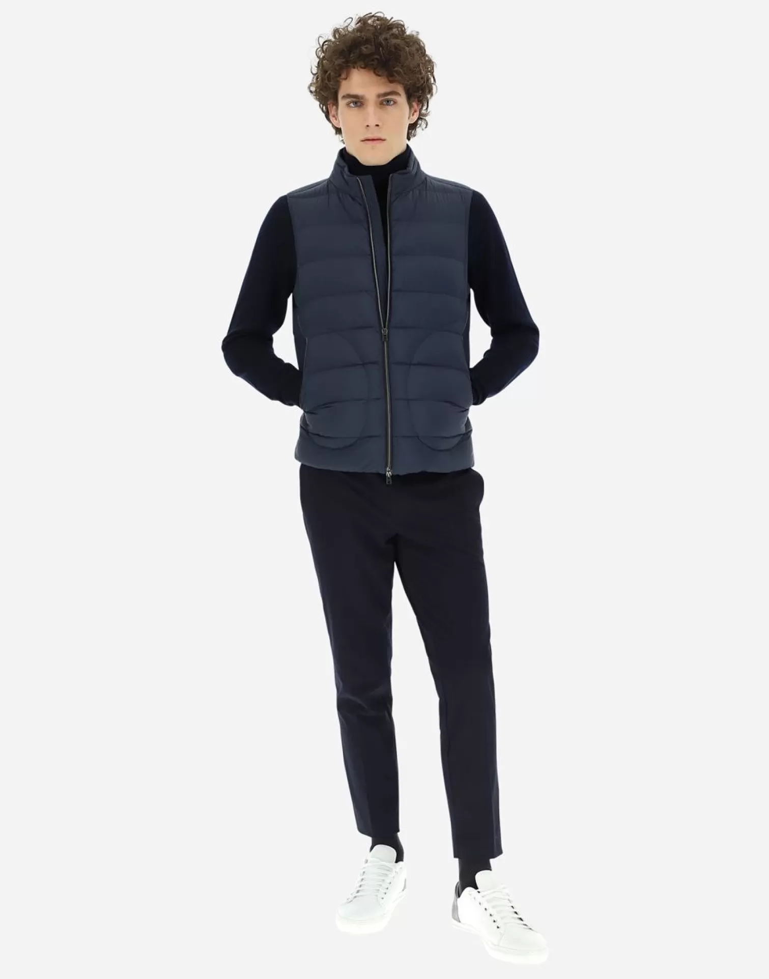 Herno Il Gilet Blu New