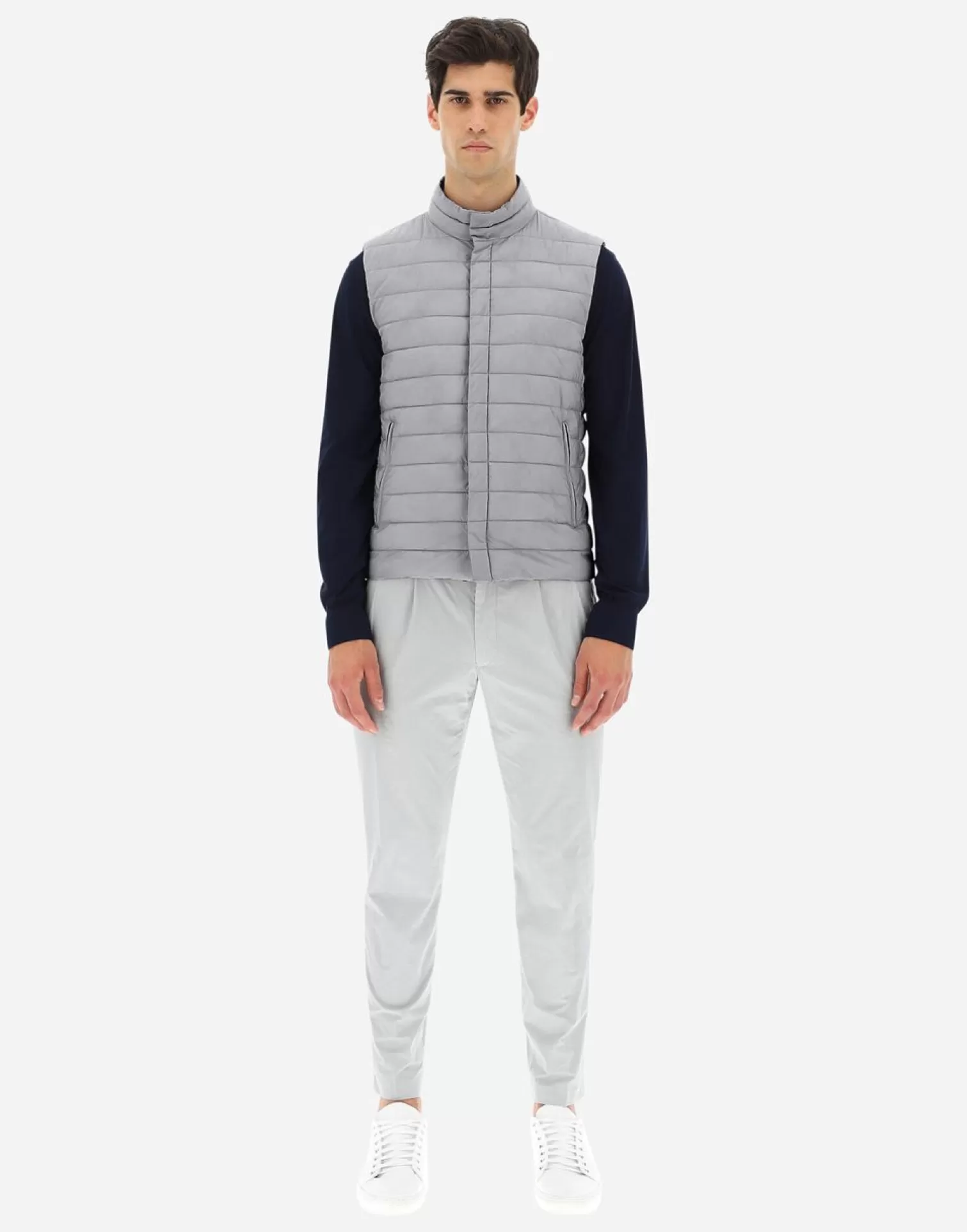 Herno Lo Smanicato Grigio Chiaro Clearance