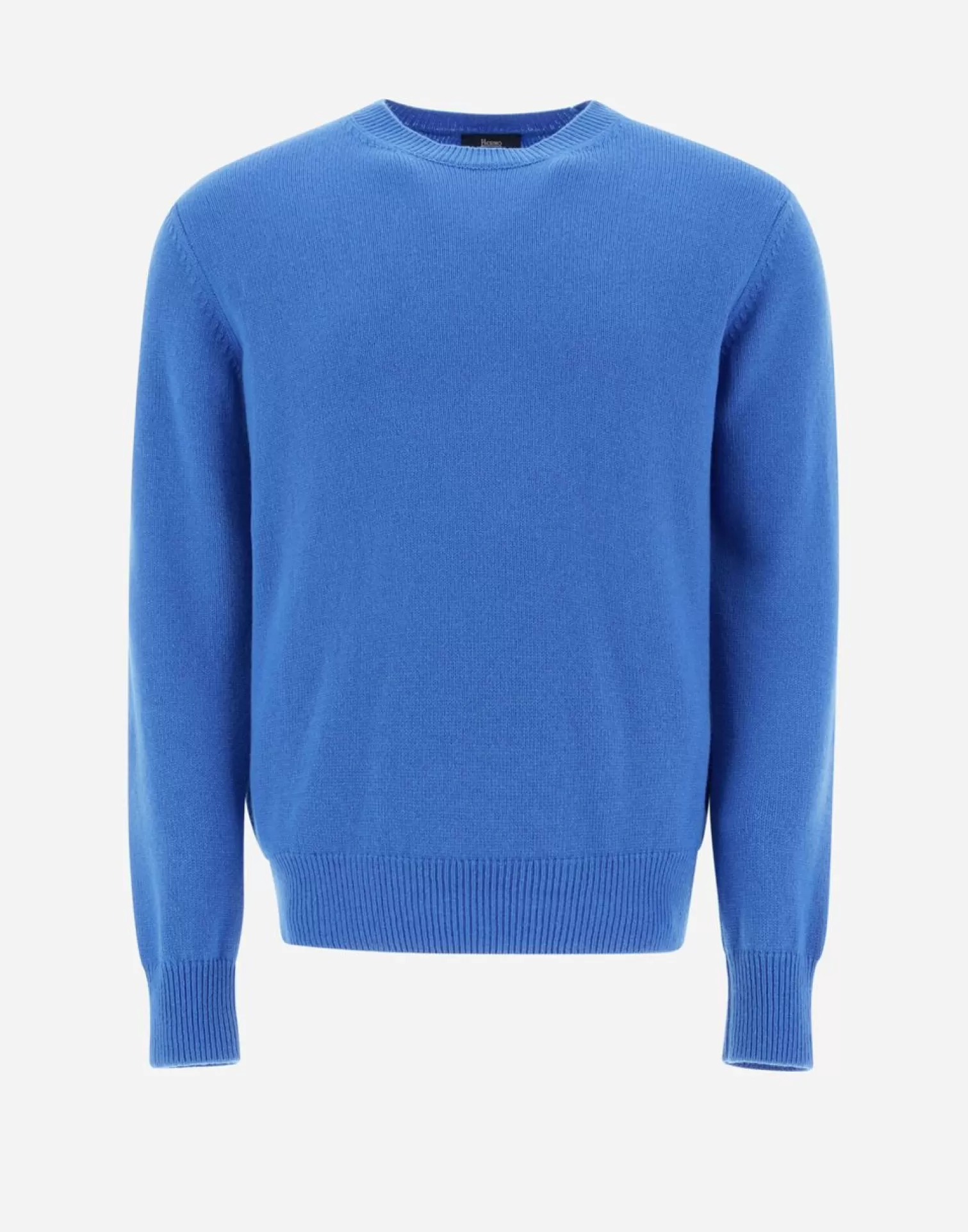 Herno Maglia In Eternity Cashmere Blu Aperto Flash Sale