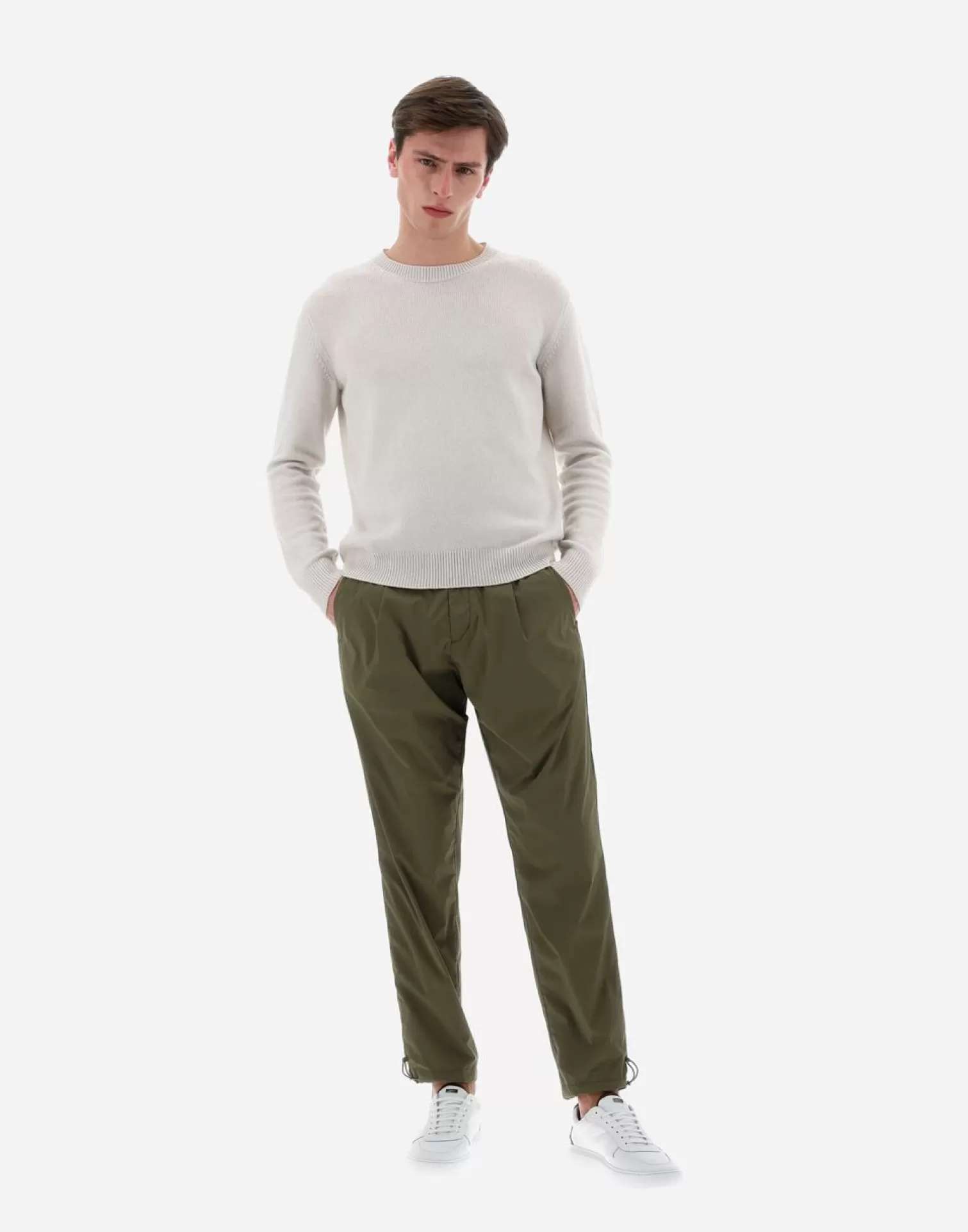 Herno Maglia Resort In Cashmere Cloud Mastice (Tortora) Cheap