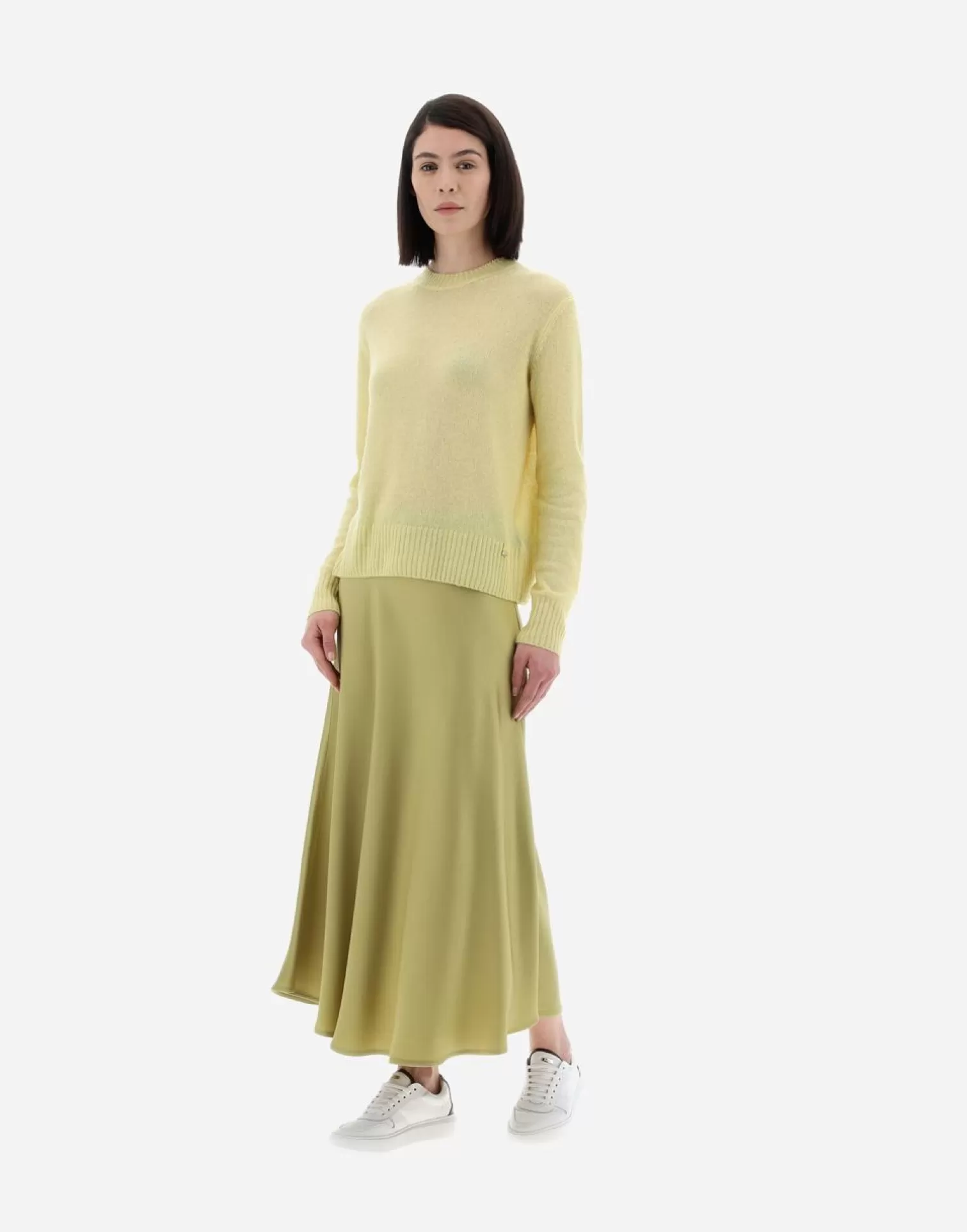 Herno Maglia Resort In Cashmere Cloud Canarino Best