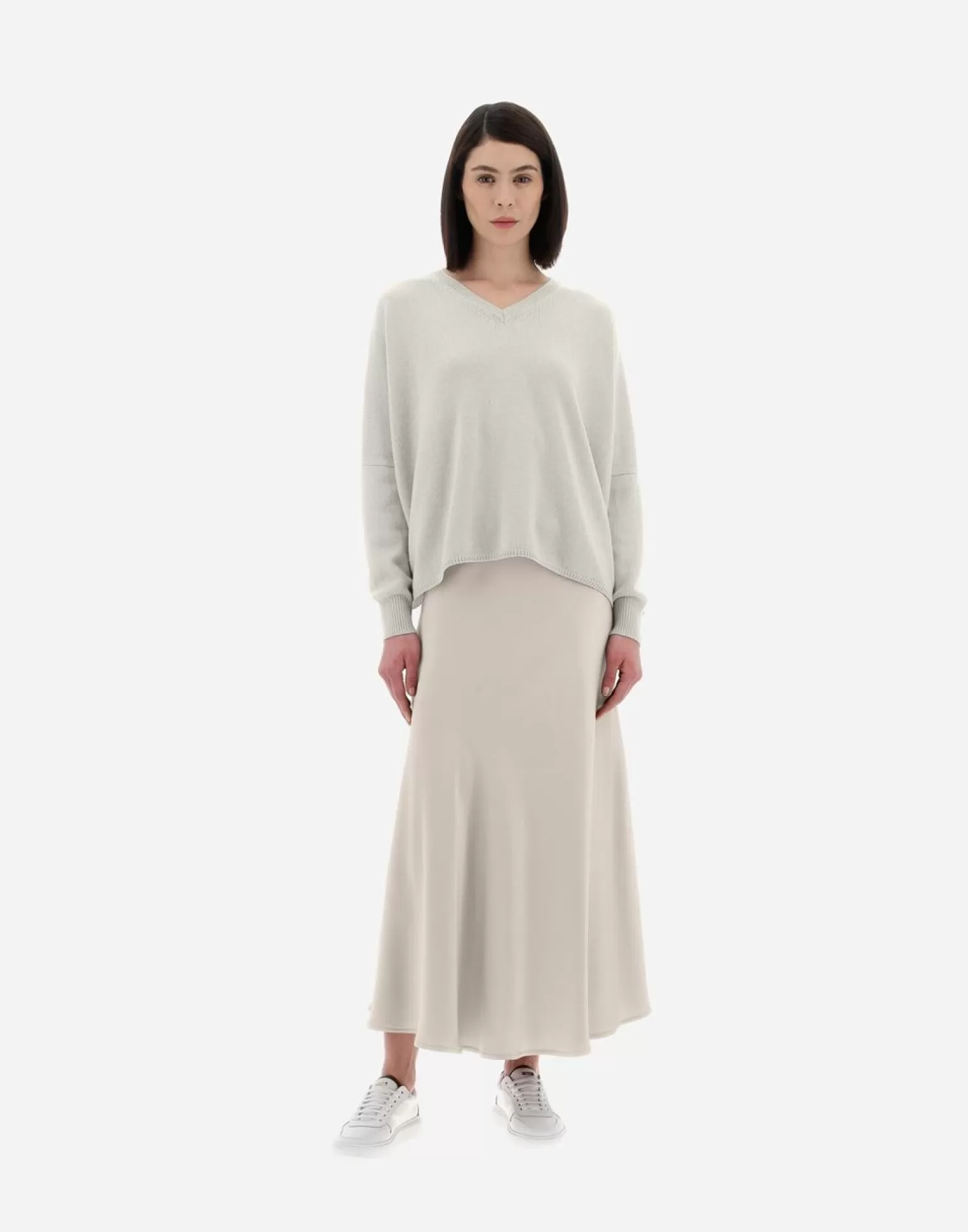 Herno Maglia Resort In Eternity Cashmere Mastice (Tortora) New