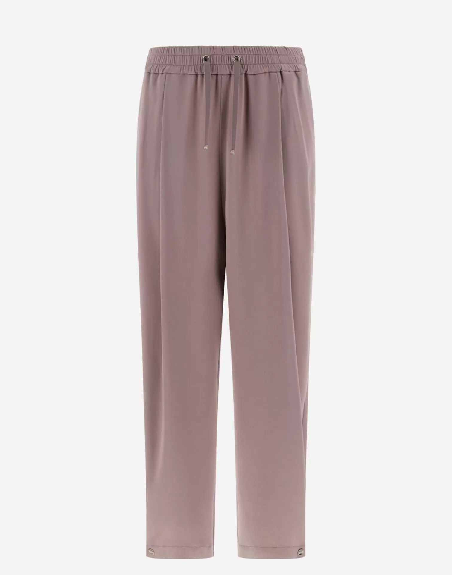 Herno Pantaloni Resort In Satin Effect Lilla Flash Sale