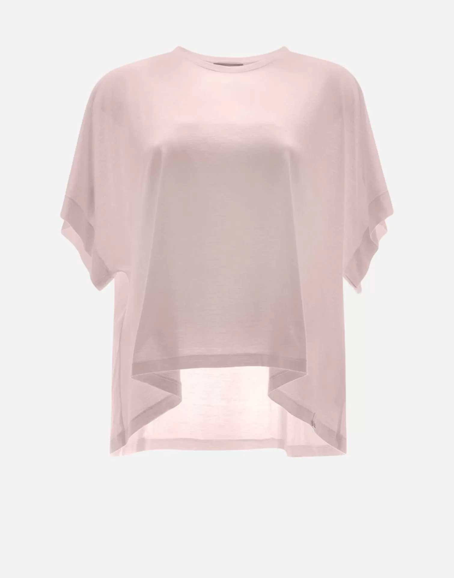 Herno T-Shirt In Silk Jersey Rosa Best Sale