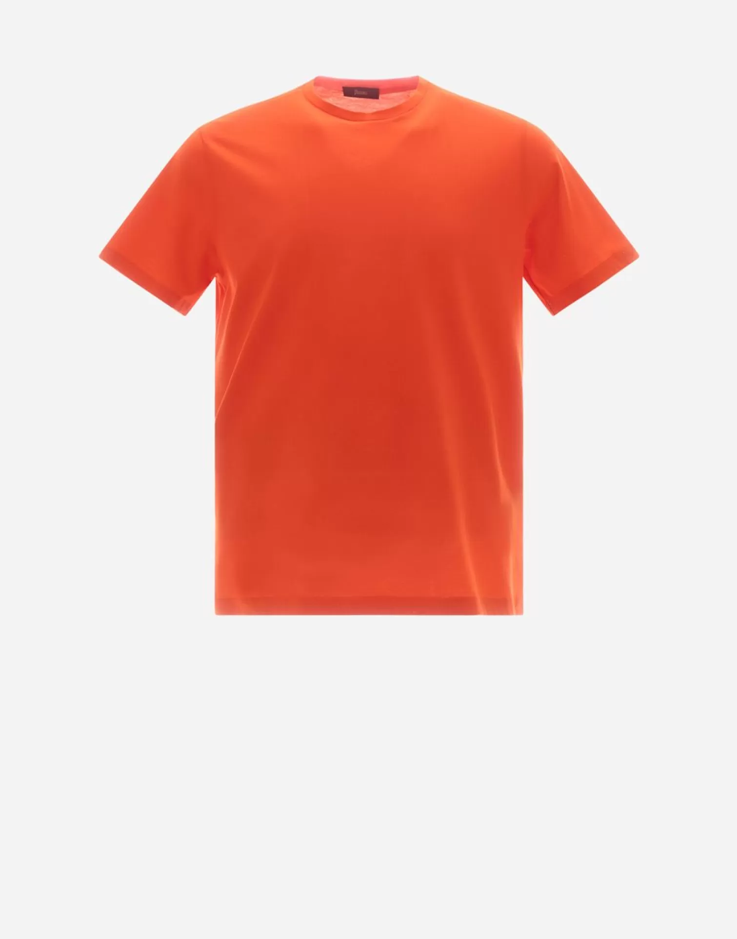 Herno T-Shirt In Superfine Cotton Stretch Blu Navy Shop