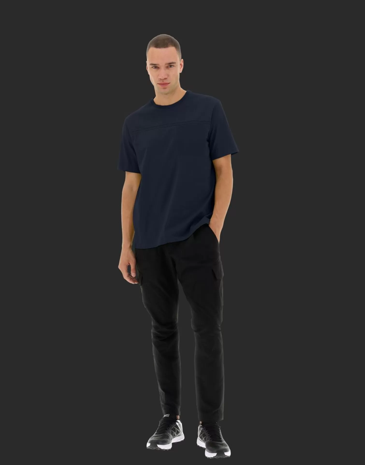 Herno T-Shirt Laminar In Sport Heavy Jersey Blu Sale